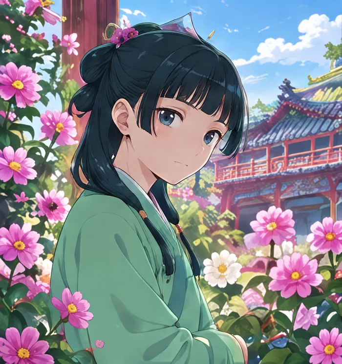 药屋少女的呢喃 — 原创主题插画,非官方海报