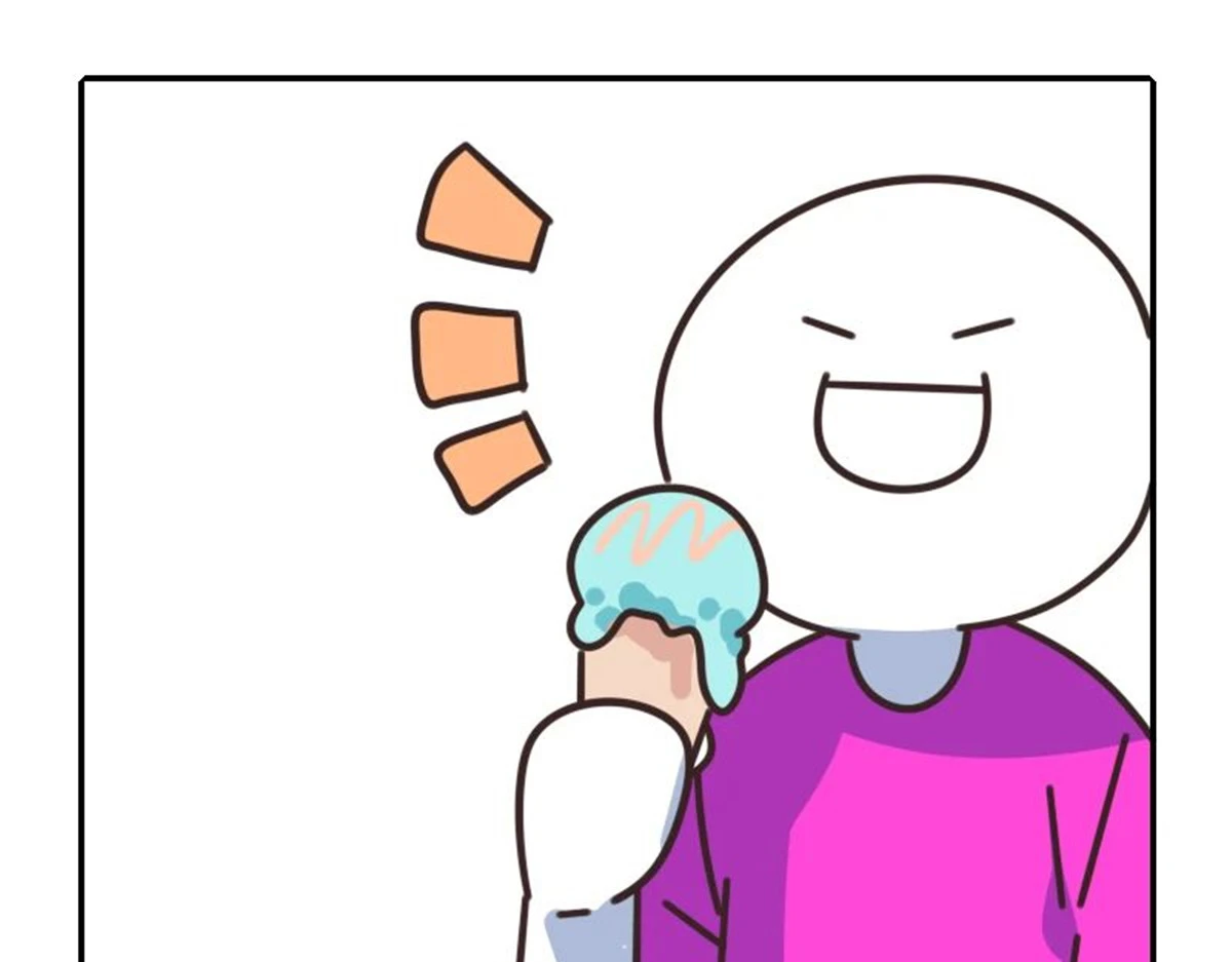 小蓝和他的朋友日常 第8话 滑倒 第1页
