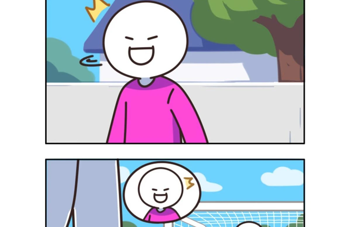 小蓝和他的朋友日常 第16话 进球时刻 第2页